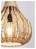 Lampa wisząca Rabalux Zahara 7604 naturalny