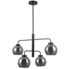 Lampa wisząca Italux Poggi  PND-28028-4D Czarny mat