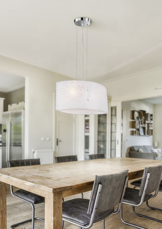 Lampa wisząca Trio 312200200 srebrny