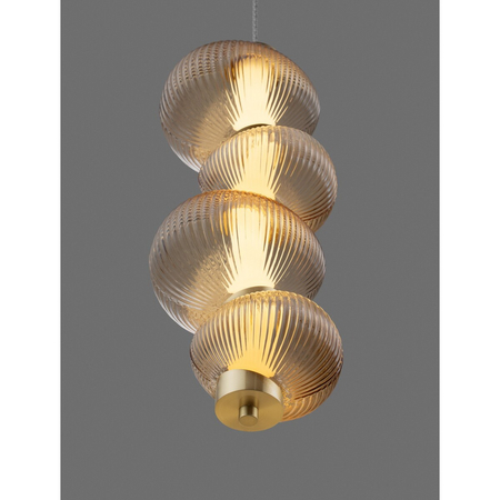 Lampa wisząca Luces Exclusivas TANVERA LE45204 złoty i odcienie złota