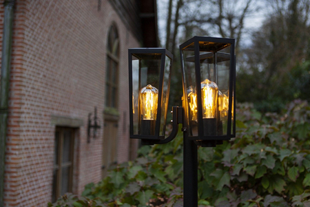 Lampa zewnętrzna Lutec PINE 7196603012 czarny