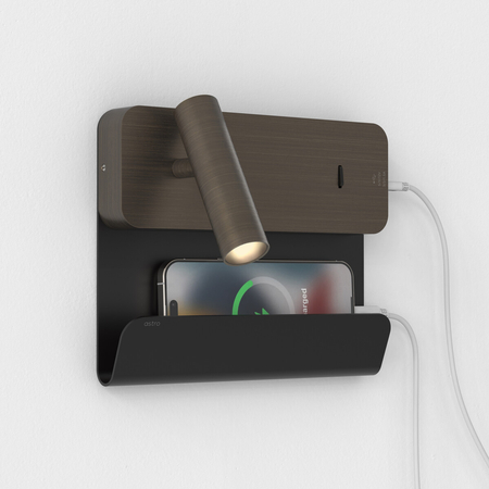 Astro Enna USB Cradle ACCESSORY Shelf Matowy Czarny