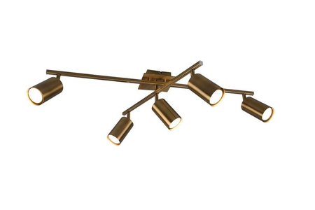 Lampa sufitowa Trio 612400504 złoty