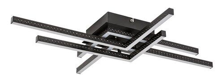 Lampa sufitowa Rabalux Casimir 5268 czarny matowy