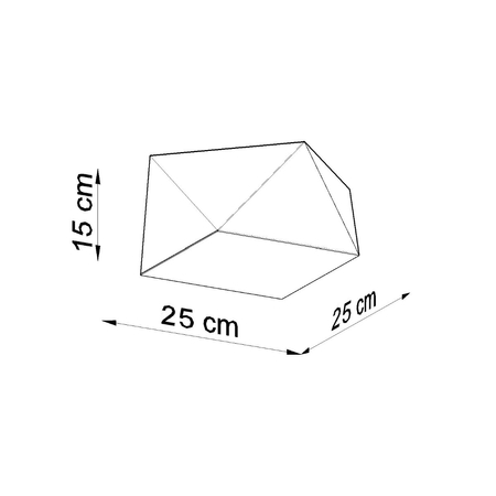 Sollux Lighting Plafon HEXA 25 biały SL.0686