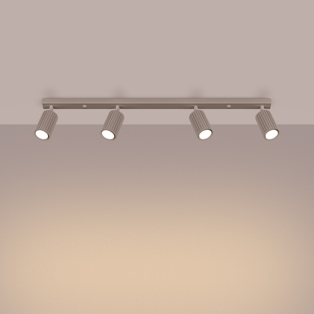Sollux Lighting Plafon KARBON 4L taupe SL.1765