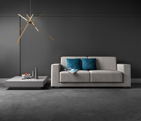 Lampa wisząca Maxlight P0457 złoty