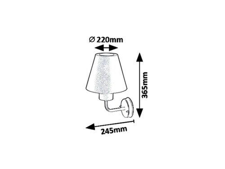Kinkiet zewnętrzny Rabalux Favara 8844 czarny
