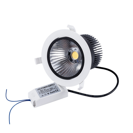 Oprawa sufitowa LED Greenie COB 40W 230V Ø160x110mm NW