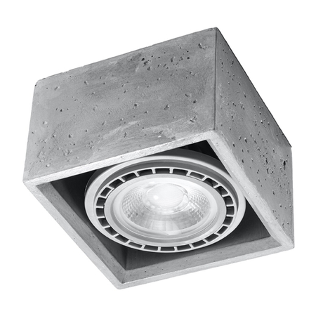 Sollux Lighting Plafon QUATRO 1 beton SL.0883