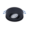 Milagro Oprawa Podtynkowa Nusa Round Black ML0022 CZARNY