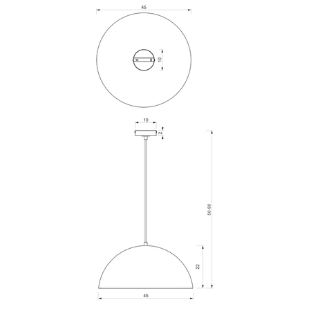 Milagro Lampa wisząca BETA GREEN/GOLD 1xE27 45cm MLP8287 ZIELONY / ZŁOTY