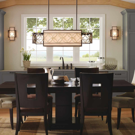 Żyrandol Elstead Lighting Remy brąz FE-REMY-P-A