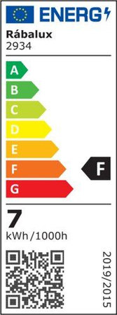 Lampa stołowa Rabalux Horus 2934 czarny