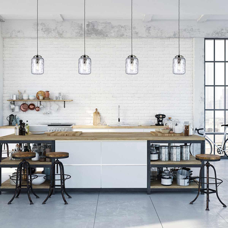 Lampa wisząca Elstead Lighting Sola srebrny SOLA-P