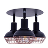 Milagro Lampa sufitowa LOGAN 3xE14 ML4612 CZARNY
