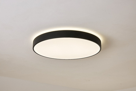 Plafon LED okrągły czarny Abigali 600*65mm 60W 3000K