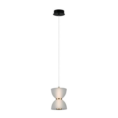 Lampa wisząca Italux PND-83949-1-BK Czarny, biały