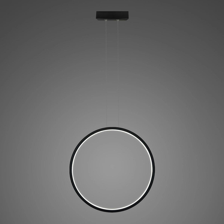 Lampa wisząca Ledowe Okręgi No.1 X 60cm czarny 4k