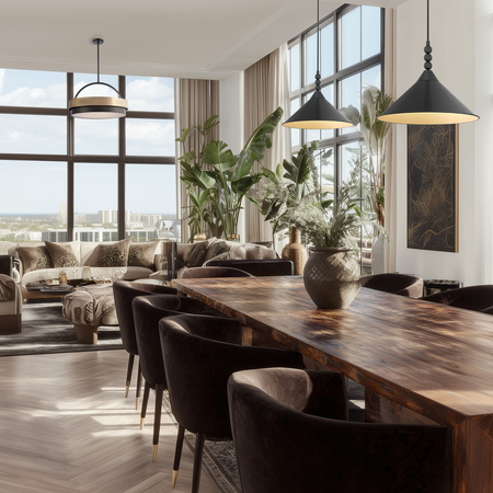 Cosmo Light Lampa wisząca ASHFORD P01517BK