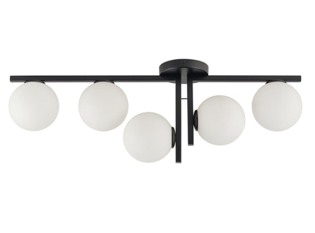 Sigma 33287 ANDY 5 plafon czarny