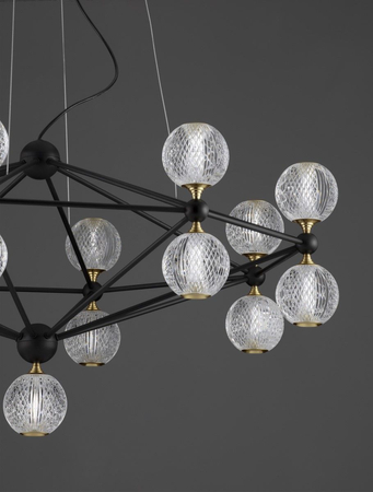 Lampa wisząca Luces Exclusivas BOYA czarny LE42740