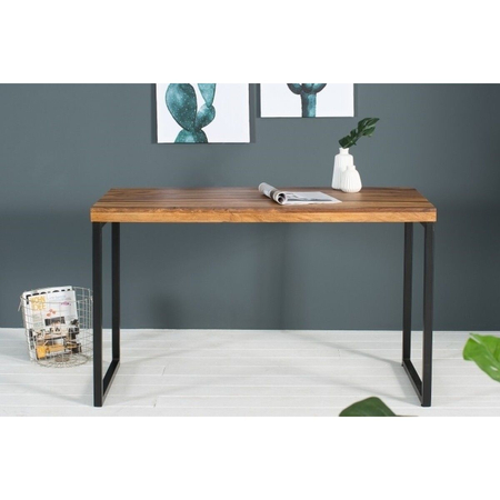 INVICTA biurko ELEMENTS Sheesham - lite drewno palisander, metal