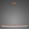 Lampa wisząca Ledowe Okręgi No.1 180cm 4k miedziany