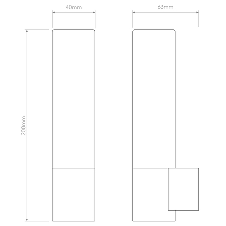 Kinkiet Astro Bari 1047006 Matowy Czarny