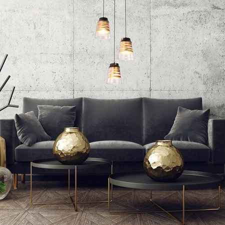 Lampa wisząca Rabalux Zenaida 3545 czarny matowy