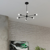 Sollux Lighting Żyrandol LANGO 6 czarny SL.1023
