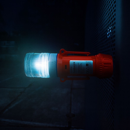 Flara sygnalizacyjna LED FlashGuard R Mactronic dioda czerwona, bateryjna (4 x AA) pudełko