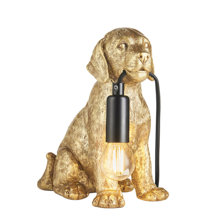 Lampa stołowa Endon Lighting Labrador Puppy 107364 złoty