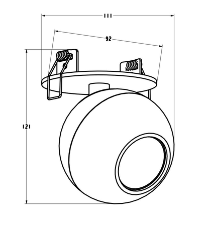 Spot Zuma Line ACGU10-153 Buell 1 Czarny