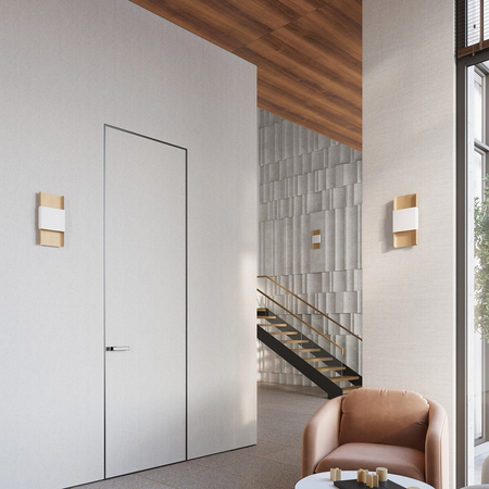 Sollux Lighting Kinkiet DURLIN złoty/biały SL.1353