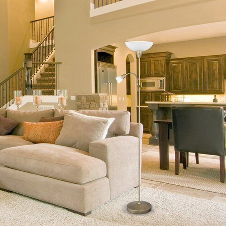 Lampa podłogowa Rabalux Pearl classic 4019 brąz