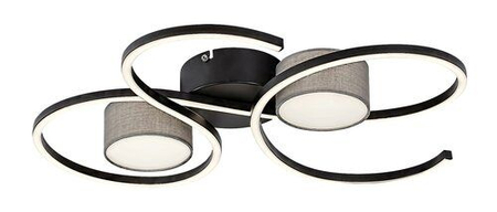 Lampa sufitowa Rabalux Shiena 71116 czarny matowy