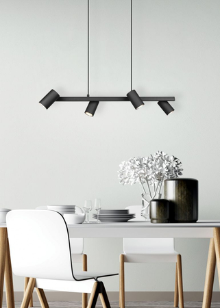 Lampa wisząca Trio 302400432 czarny