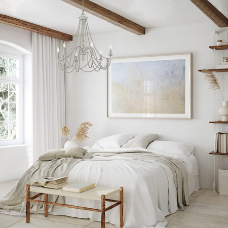 Żyrandol Elstead Lighting Maryville szary FE-MARYVILLE6