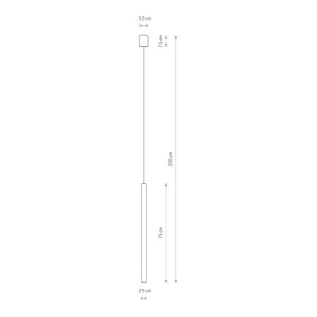 Lampa wisząca LASER 750 Nowodvorski 10447 brąz