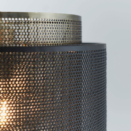 Lampa wisząca Endon Lighting Plexus 72831 czarny/mosiądz