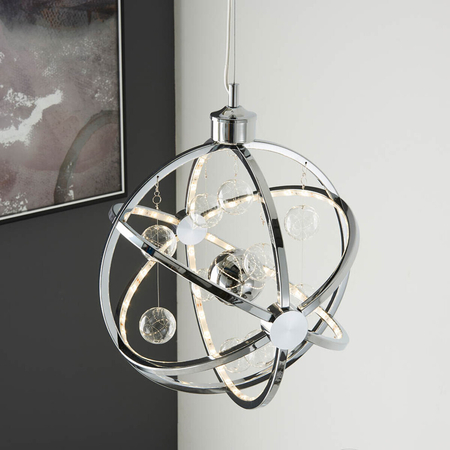 Endon Lighting Lampa wisząca MUNI-CH-S chrom