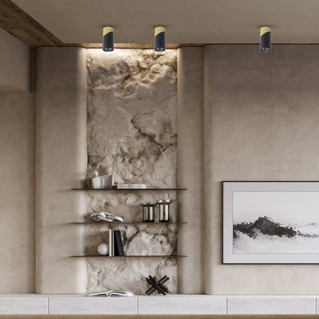 Milagro NEO BLACK GOLD DOWNLIGHT 1xGU10 ML0278 CZARNY + ZŁOTY