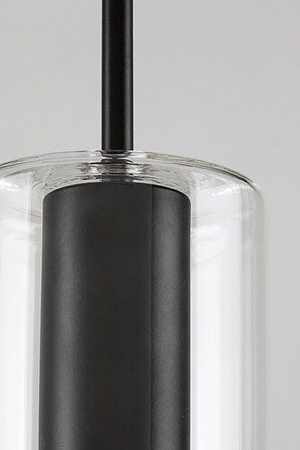 Lampa wisząca Rabalux Esta 72049 czarny matowy