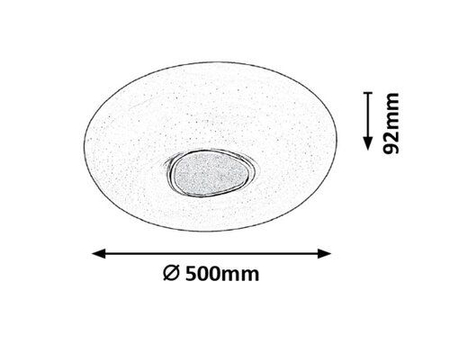 Lampa sufitowa Rabalux Tayla 3328 biały