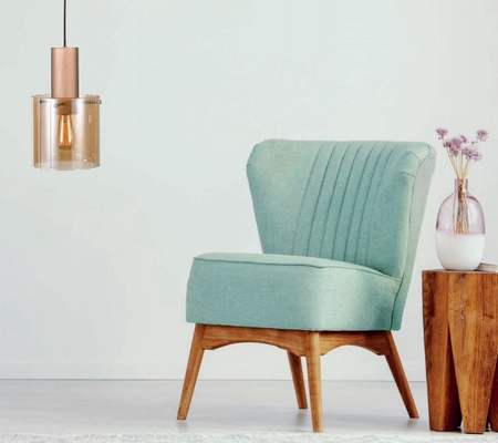 Lampa wisząca Italux Javier MD17076-1A Brąz antyczny, czarny