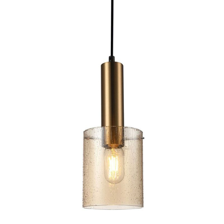 Lampa wisząca Italux PND-5581-1-BRO+RNAMB Sardo Rain