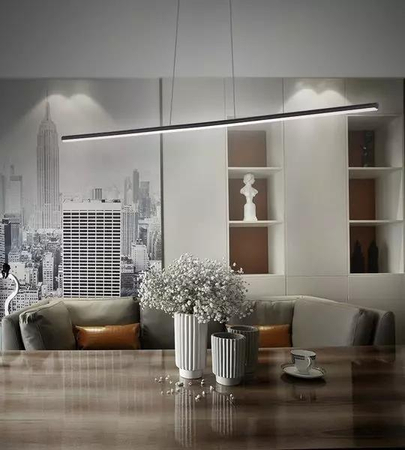 Lampa wisząca Linea No.1 150cm czarna 4k