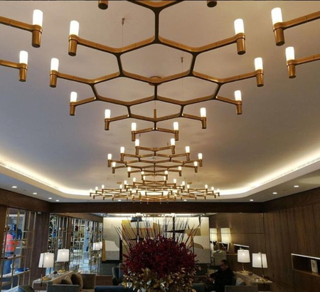 Lampa wisząca Nemo CROHGW57 Crown Plana Mega