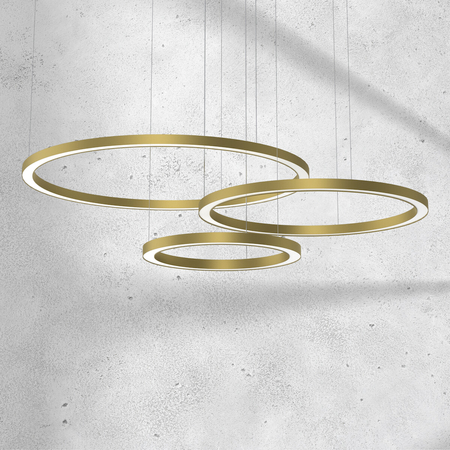 Milagro Lampa wisząca GALAXIA GOLD 85W LED ML8790 ZŁOTY MAT